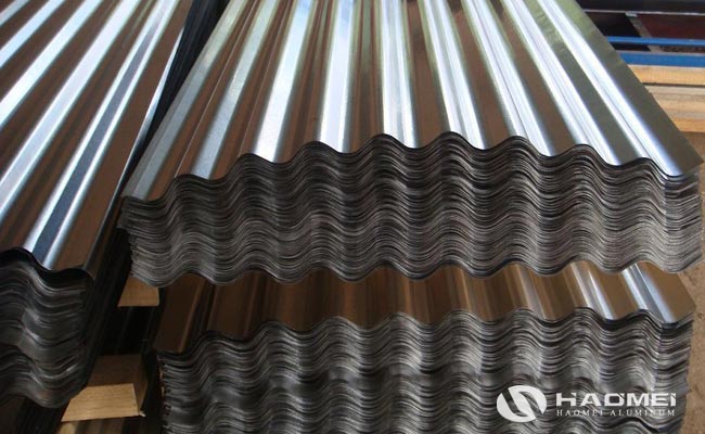 corrugated aluminium sheet