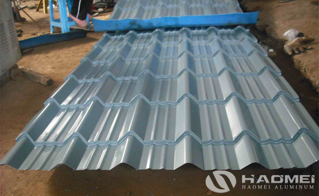 aluminum corrugated sheet