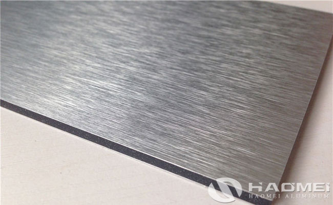 brushed aluminum sheets