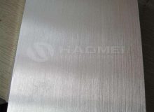 brushed aluminum sheet metal
