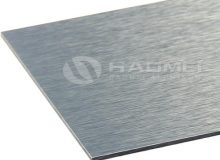 brushed aluminium plate