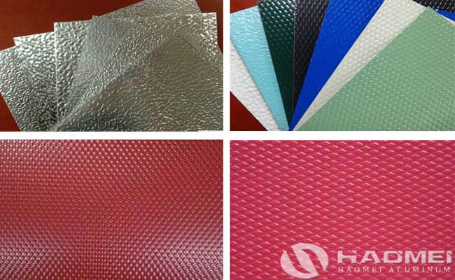 color coated stucco embossed aluminum