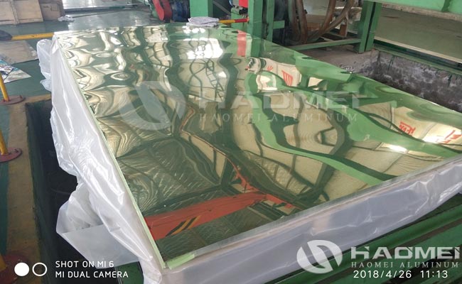 polished aluminum mirror sheet alloy 3003