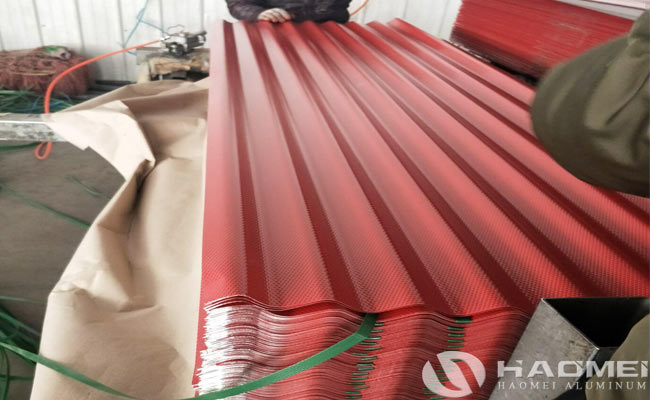 aluminium corrugated sheet price