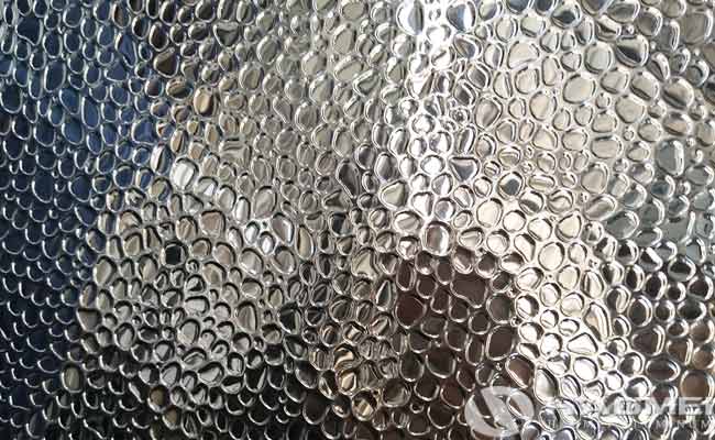 mirror finish embossed aluminium