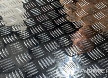 5 bar aluminum tread plate