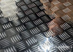 5 bar aluminum tread plate