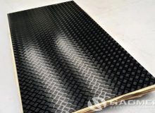 black aluminum tread plate