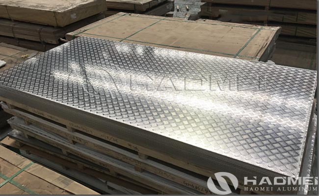 five bar aluminum tread plate manufacturer