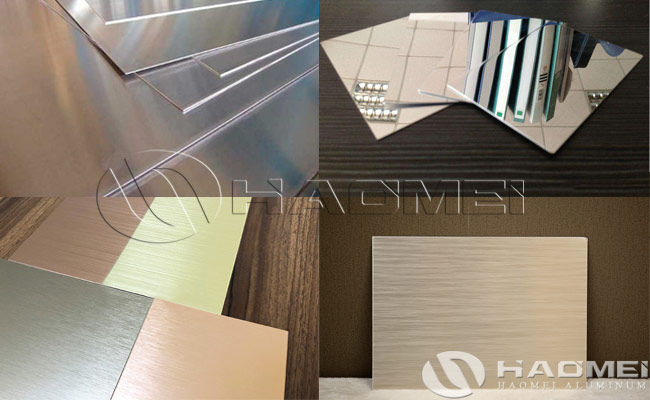 aluminum sheet metal finishes