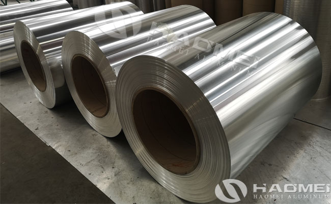 rolls of aluminum sheeting