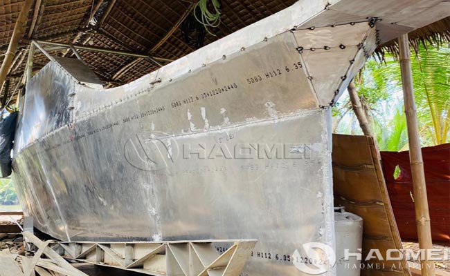 Marine grade aluminum for ship building