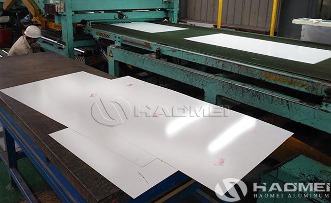 white sheet aluminum