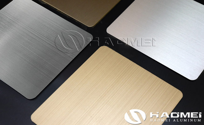 brushed finish aluminum sheet manufacturer