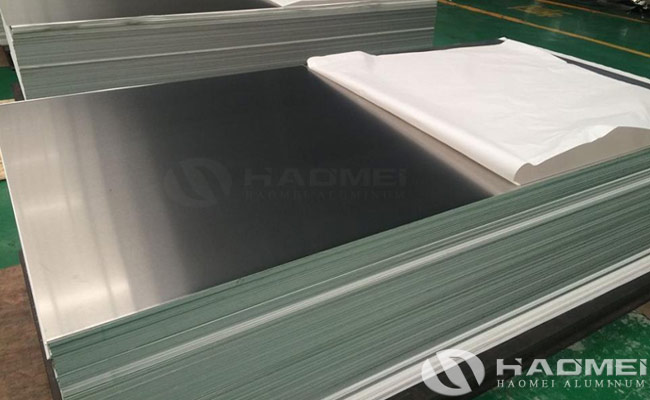 4 feet by 8 feet aluminum sheet