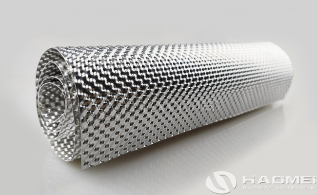 embossed aluminum heat shield