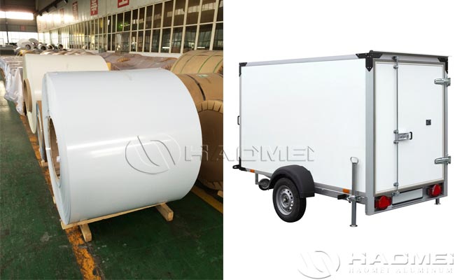 white aluminum sheets for trailer exterior paneling