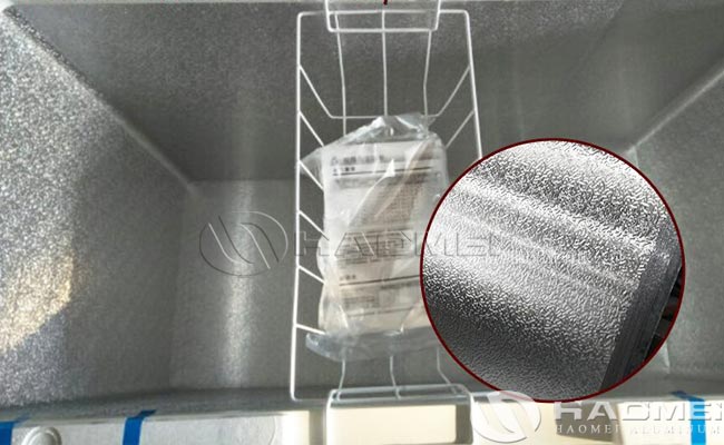 stucco embossed aluminum coil for freezer liner panel