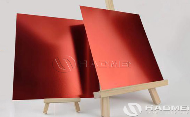 red anodized aluminum