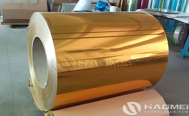 gold color mirror aluminum coil