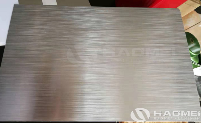 silver brushed aluminum sheets
