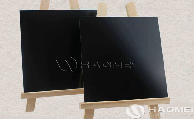 black anodized aluminum sheet