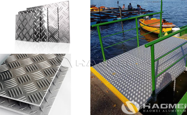 aluminum checker plate for anti-slip platforms