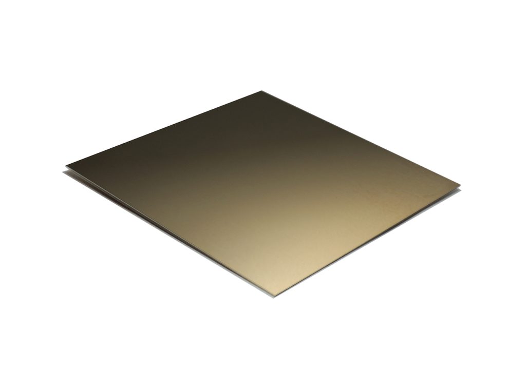 Light bronze anodized aluminum sheet