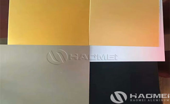 5005 gold anodized aluminum sheet